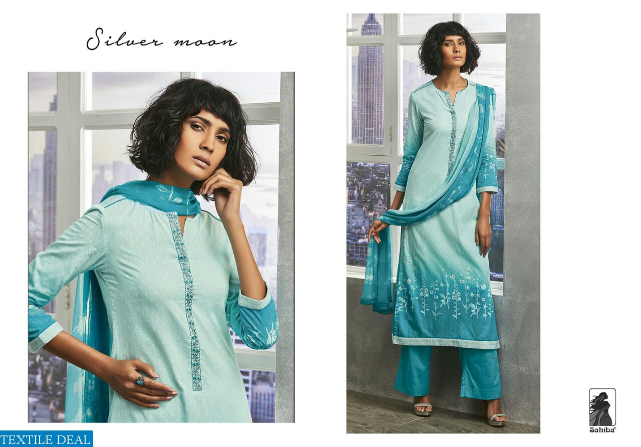 Sahiba Silver moon Wholesale luxury indian Dresses